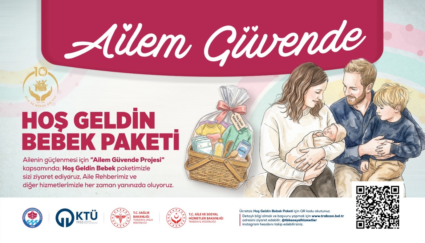 Trabzon’da “Ailem Güvende” Projesiyle Ailelere Destek